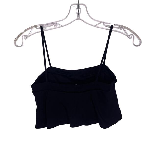 Silence + Noise Womens Top Size S Black Pullover Sleeveless Cropped Casual - Picture 2 of 9